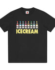 Ice-Cream T-Shirt Art Supplies Black