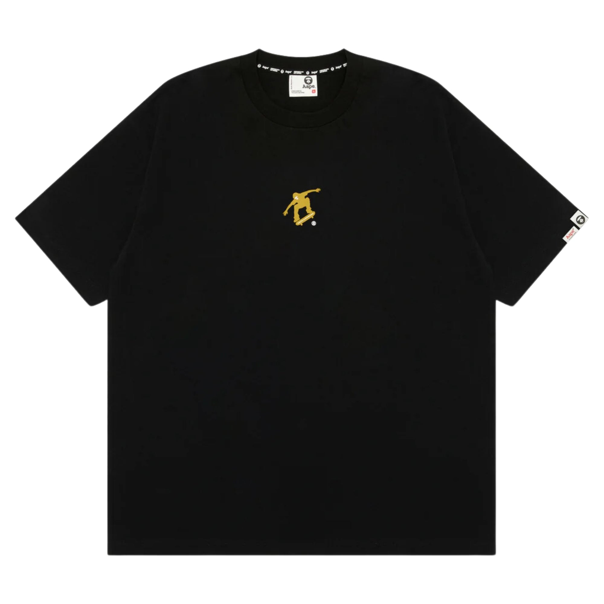 Aape T-Shirt Skateboard Black