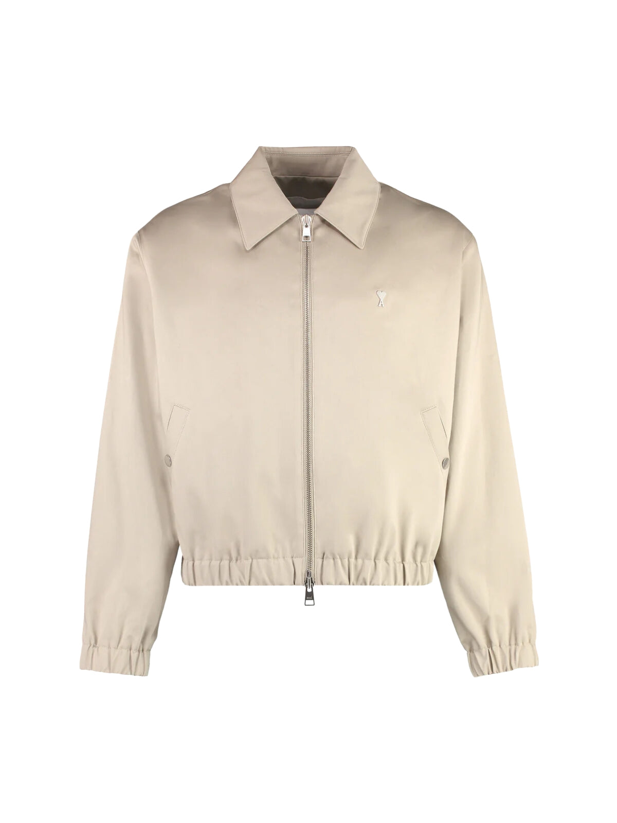 Ami Jacket Logo Light Beige - 1