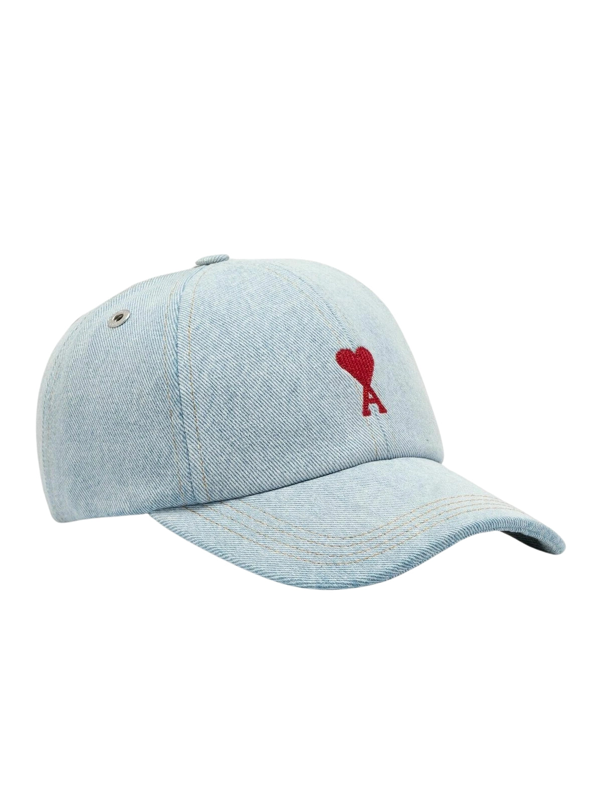 Ami Cap Logo Bleached Blue - 1