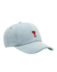 Ami Cap Logo Bleached Blue - 1