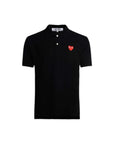 Comme Des Garcons Golfer Heart Black