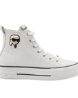 Karl Lagerfeld Sneaker Ladies Kampus Max Hi White