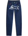 Ice-Cream Jeans Running Dog Double Scoop Mid Wash Blue