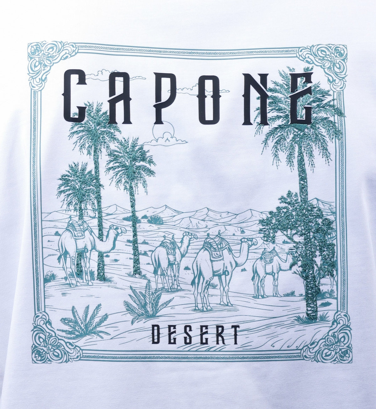 Capone Tops Capone T-Shirt City Portrait White – AL Capone Premium