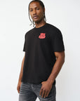 True Religion T-Shirt Burg Jet Black