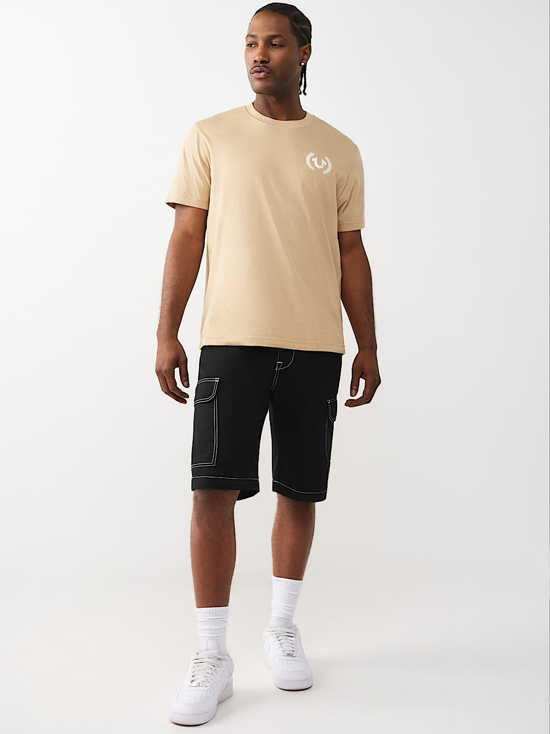 True Religion Shortss Utility Cargo Shorts Black