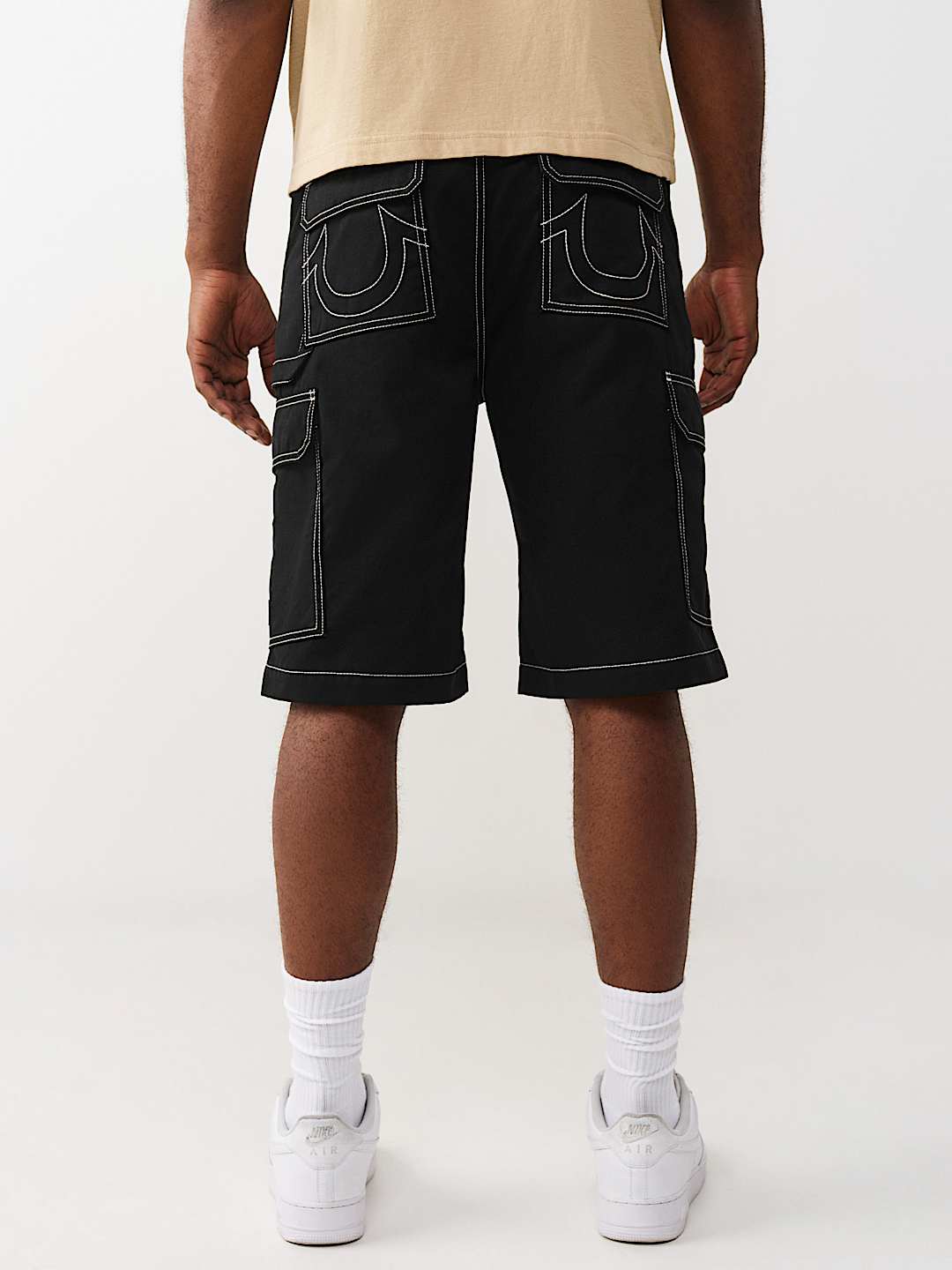 True Religion Shortss Utility Cargo Shorts Black