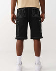 True Religion Shortss Utility Cargo Shorts Black