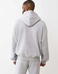 True Religion Hoodie Knit Panel Tr Cinched Heather Grey