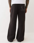 True Religion Sweatpants No1 Baggy Big T Jet Black