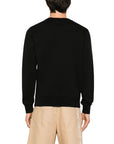 Maison Kitsune Sweater Speedy Fox Patch Black