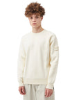 Stone Island Sweater Sleeve Logo Cream