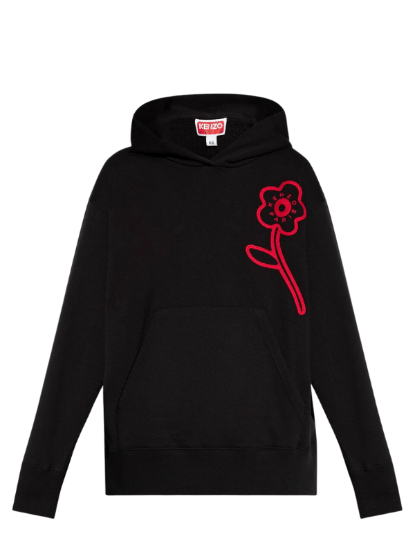 Kenzo Sweater Ladies Flower Red-Black