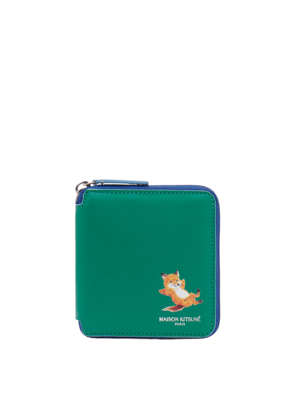 Maison Kitsune Wallet Grass Green