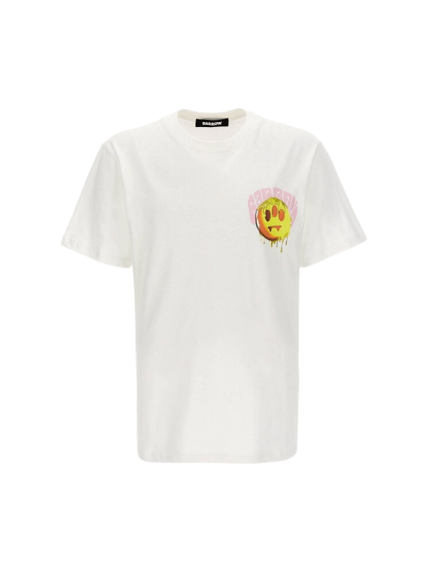 Barrow T-Shirt Print Logo White - AL Capone PremiumClothingT-Shirts1060-107