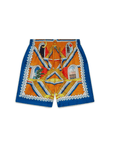 Casablanca Shorts Silk Twill Escalier Infini