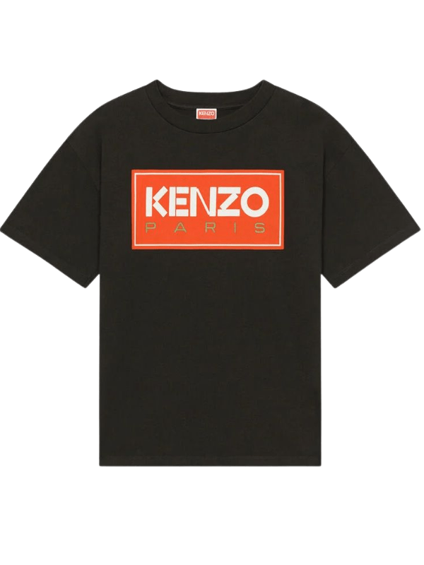 Kenzo T-Shirt Ladies Block Black