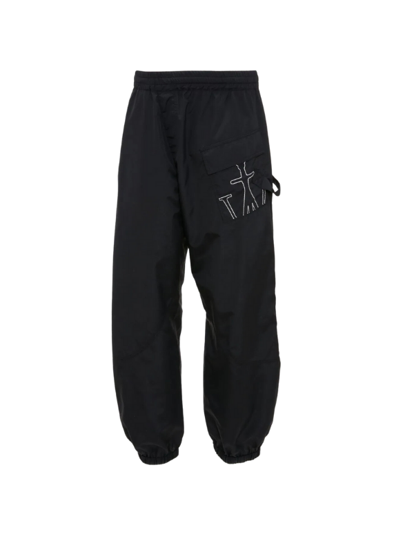 Jw Anderson Track Pants Twisted Black