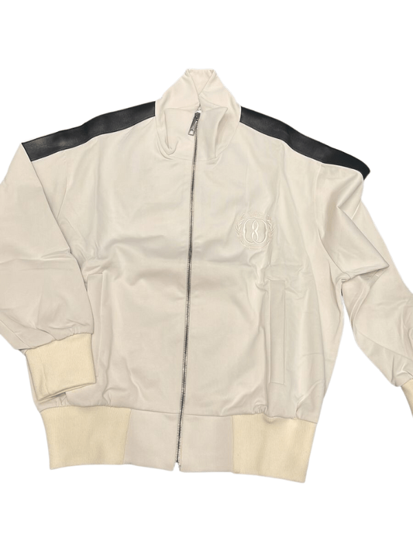 Bally Jacket Sleeve Stripe Black-Off White - AL Capone PremiumClothingJackets1273-4