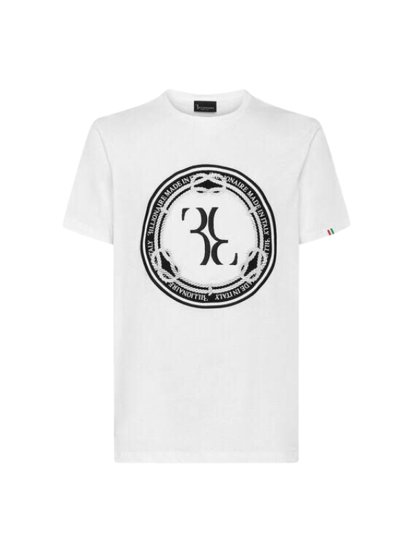 Billioanire T-Shirt Maco Logo White - AL Capone PremiumClothingT-Shirts479-116