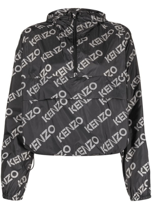 Kenzo Sweater Ladies Allover Print Black