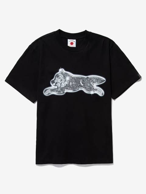 Icecream T-Shirt Iced Out Running Dog Black – AL Capone Premium