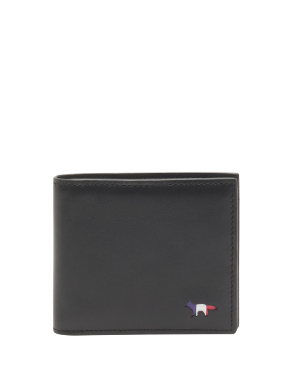 Maison Kitsune Wallet Bifold Black