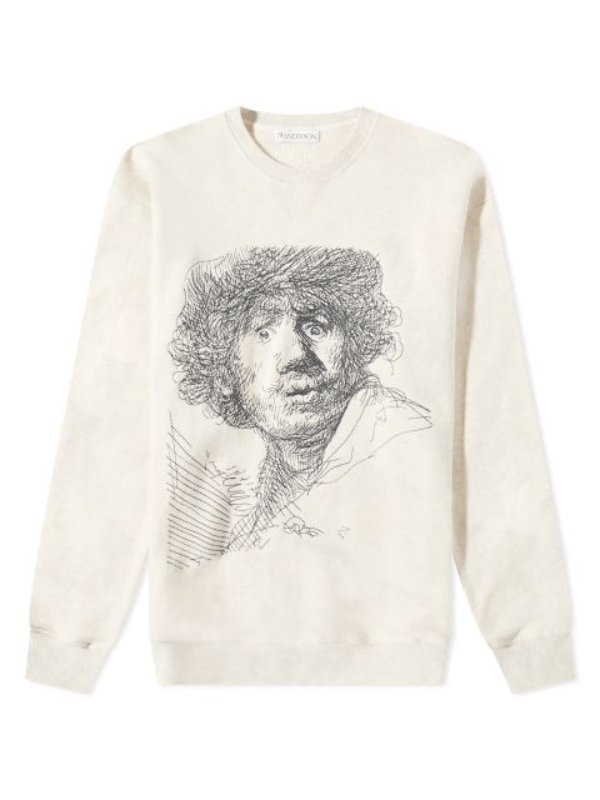 Jw Anderson Sweater Sketch Beige