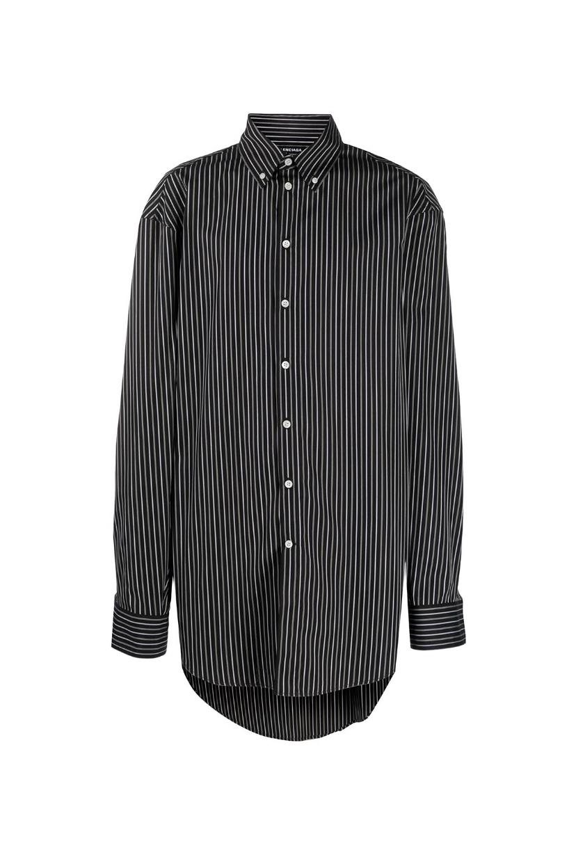 Balenciaga Shirt Striped Black