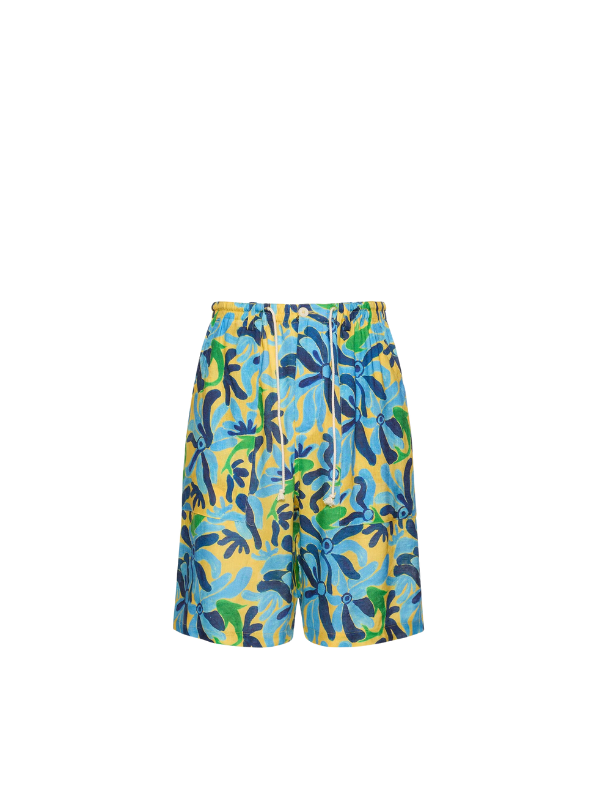 Marni Shorts Floral Multi-Colour