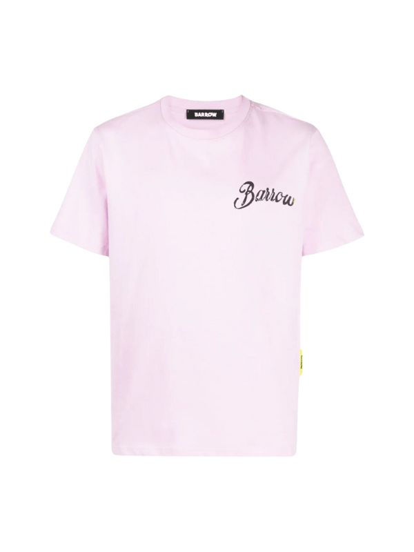 Barrow T-Shirt Logo Pink - AL Capone PremiumClothingT-Shirts1060-109