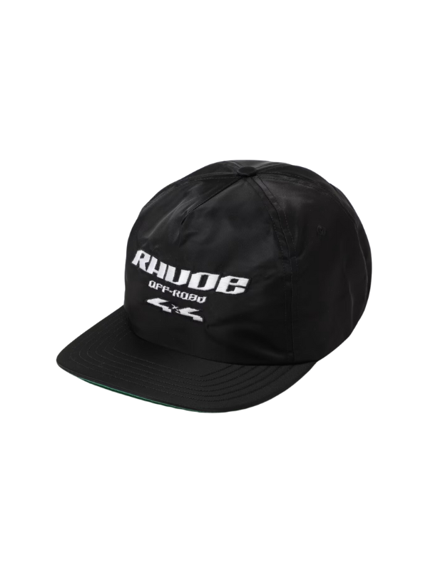 Rhude Cap Nylon 4X4 Logo Black - 1