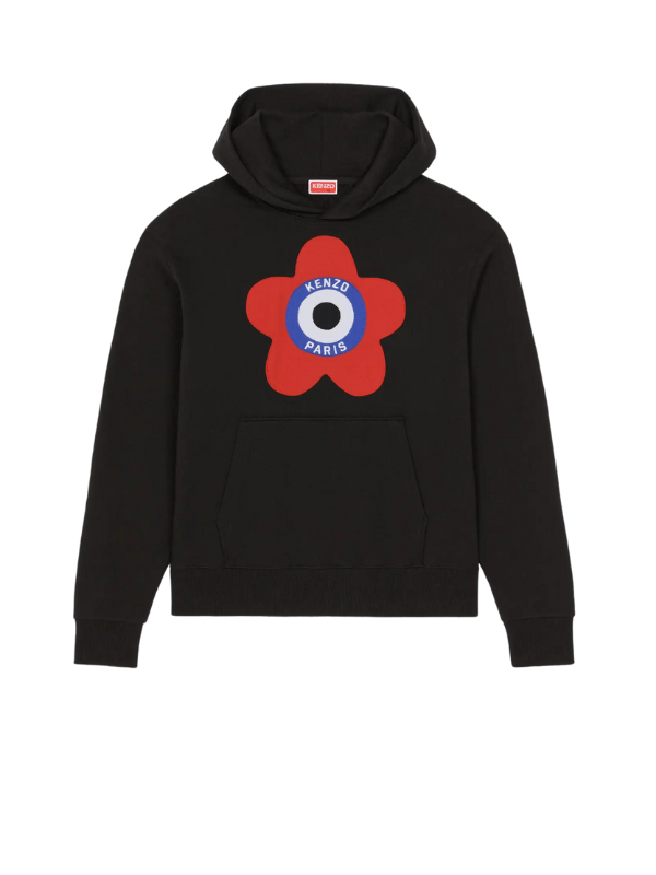Kenzo Hoodie Flower Black-Red - AL Capone PremiumClothingHoodies And Sweats982-105