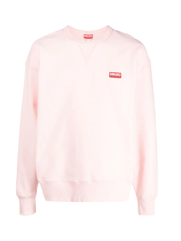 Kenzo Sweater Logo Faded Pink