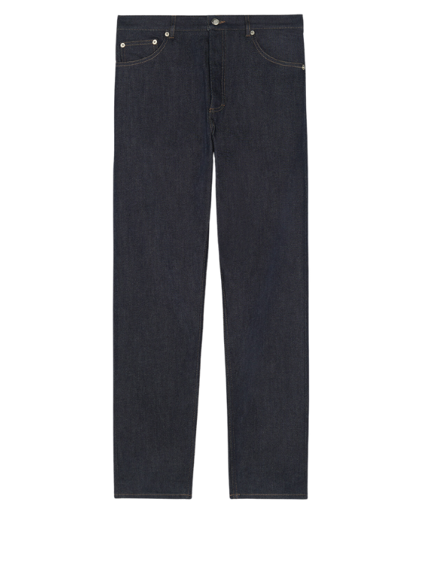 Maison Kitsune Jean Woven Tapered Indigo – AL Capone Premium