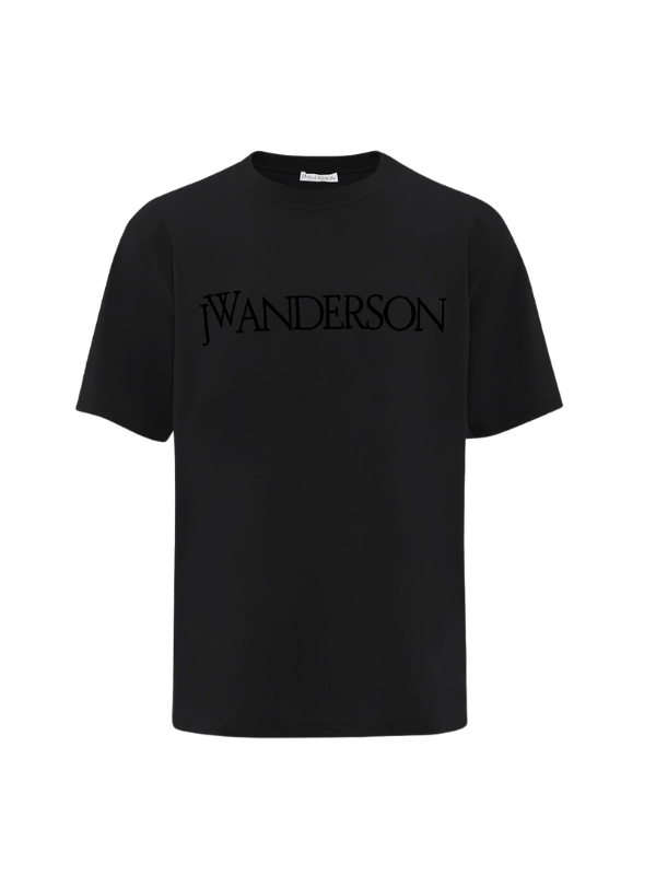 Jw Anderson T-Shirt Embroided Logo Black