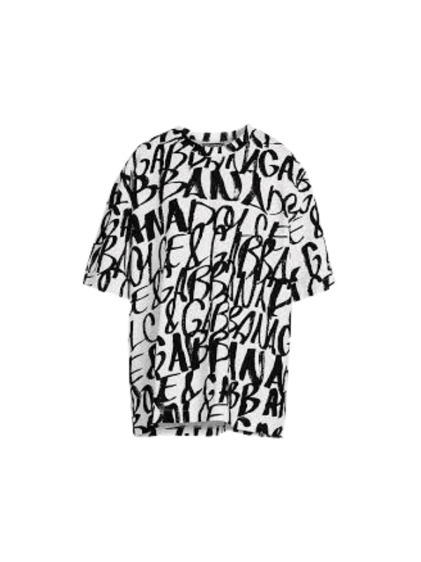 Chiara Ferragni T-Shirt Graphic Print Black-White - AL Capone PremiumClothingT-Shirts1460-8