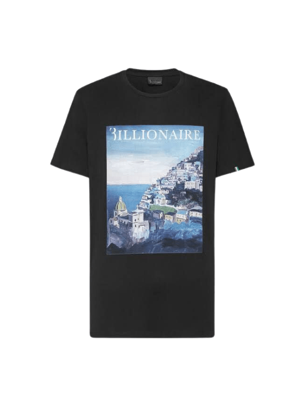 Billionaire T-Shirt Logo Black - AL Capone PremiumClothingT-Shirts479-109