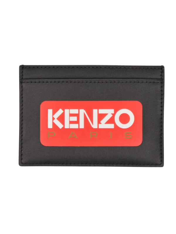 Kenzo Card-Holder Logo Black-Red