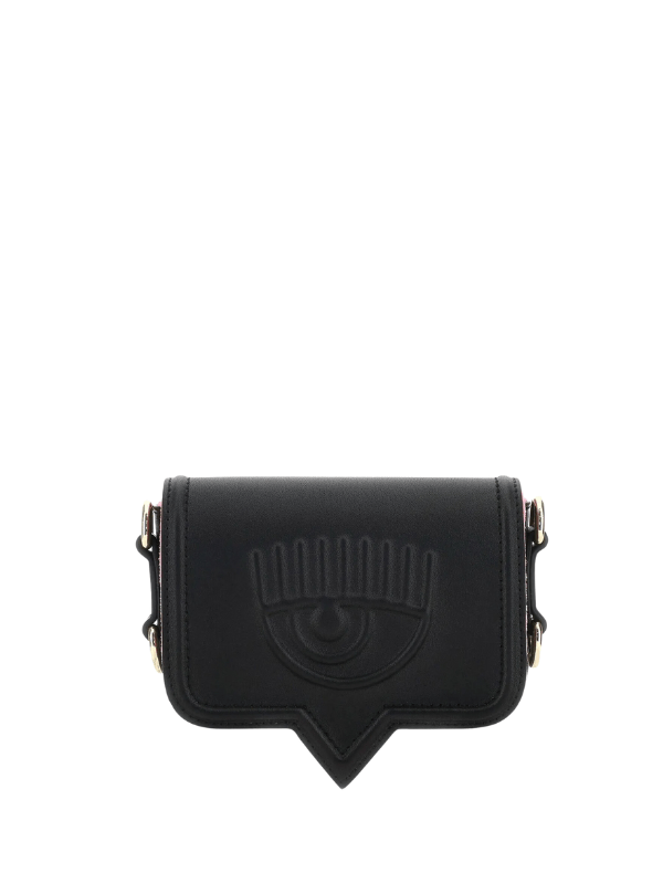 Chiara Ferragni Bag Eyelike Chain Gold-Black