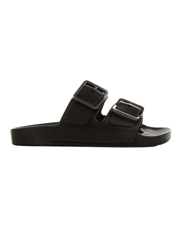Balenciaga Slide Buckle Black - AL Capone PremiumFootwearSandals And Flip Flops691-6