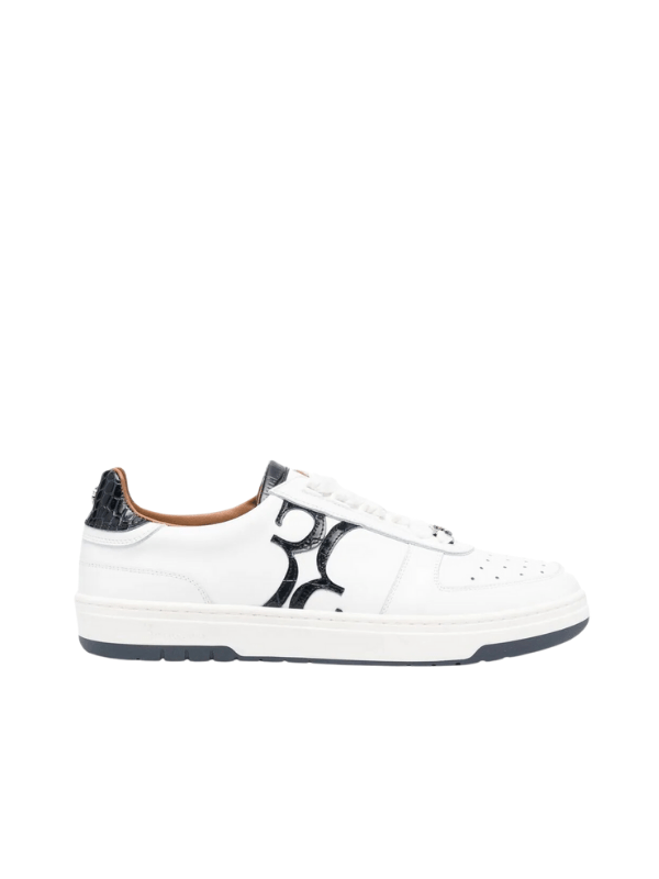 Billionaire Sneaker Logo White-Dark Blue – AL Capone Premium