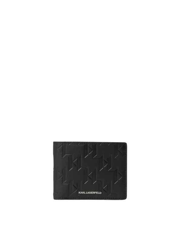 Karl Lagerfeld Wallet Embossed Logo Black