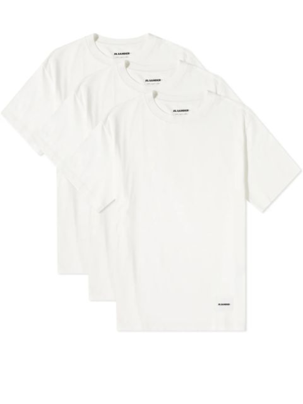 Jil Sander  T-Shirt Singles Logo White