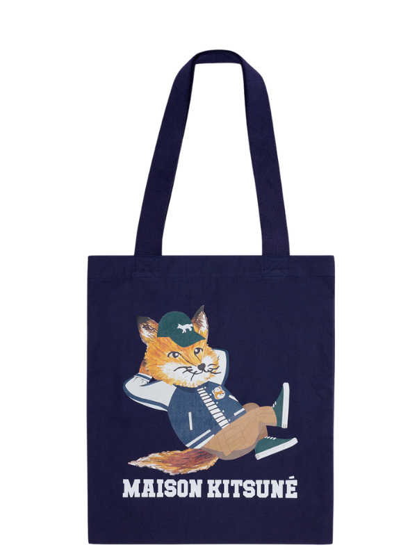 Maison Kitsune Bag Fox Navy