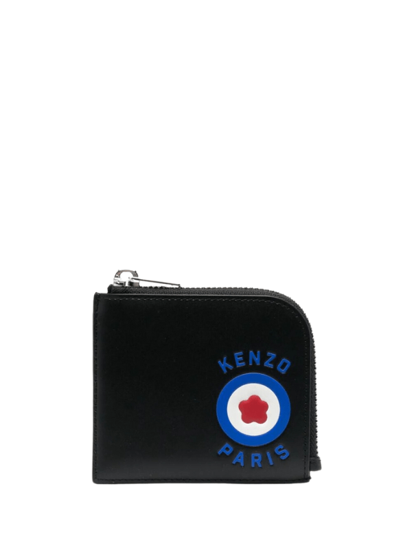 Kenzo Wallet Logo Blue-White-Black