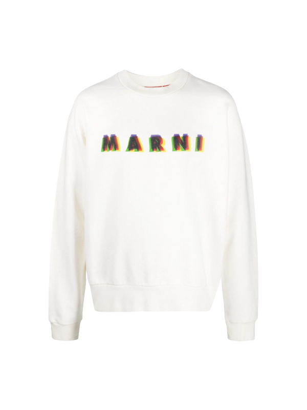 Marni Sweater Logo Off-White