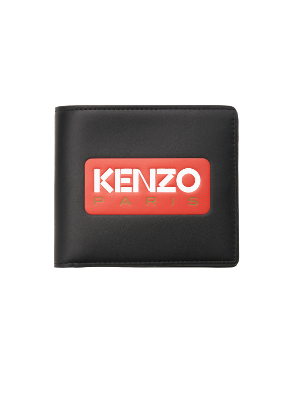 Kenzo Wallet Logo Black