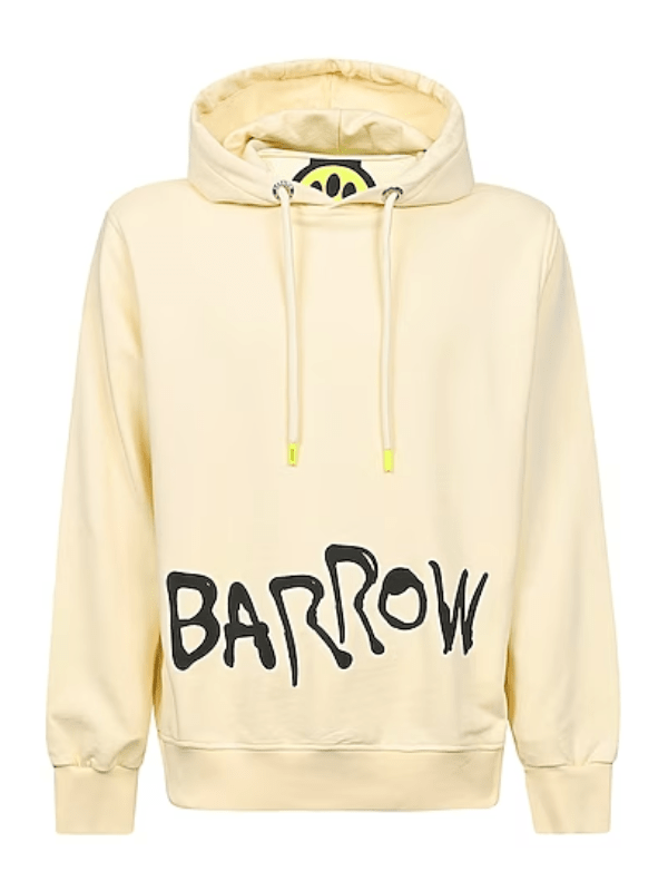 Barrow Hoodie Logo Lemon - AL Capone PremiumClothingHoodies And Sweats1061-15